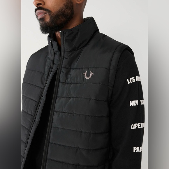 True Religion Men's HS Puffer Vest - Picture 3 of 13